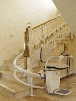 curved stair lift