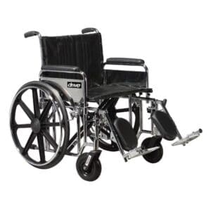 Sentra Heavy Duty Wheelchair with Detachable Desk Arms - std26dda - Copy