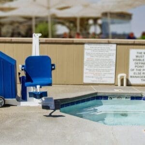 Portable Pro 2 Pool Lift Blue