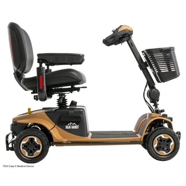 baja bandit tan mobility scooter