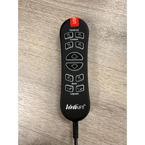 10-Button Hand Control for Pride VivaLift Lift Chairs (Standard Models)
