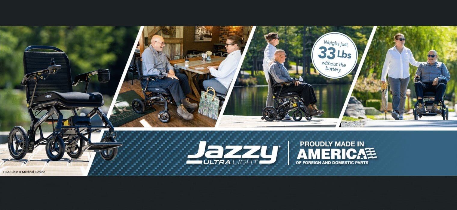 Jazzy Ultralight Folding Mobility Scooter