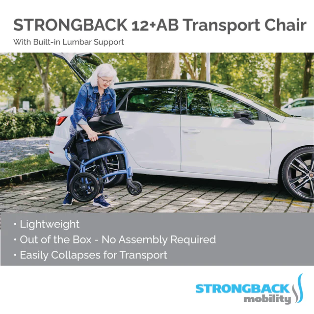 STRONGBACK Excursion : 12+AB Transport Wheelchair - Image 5